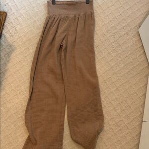 Sundays Brown Wide-Leg Pants